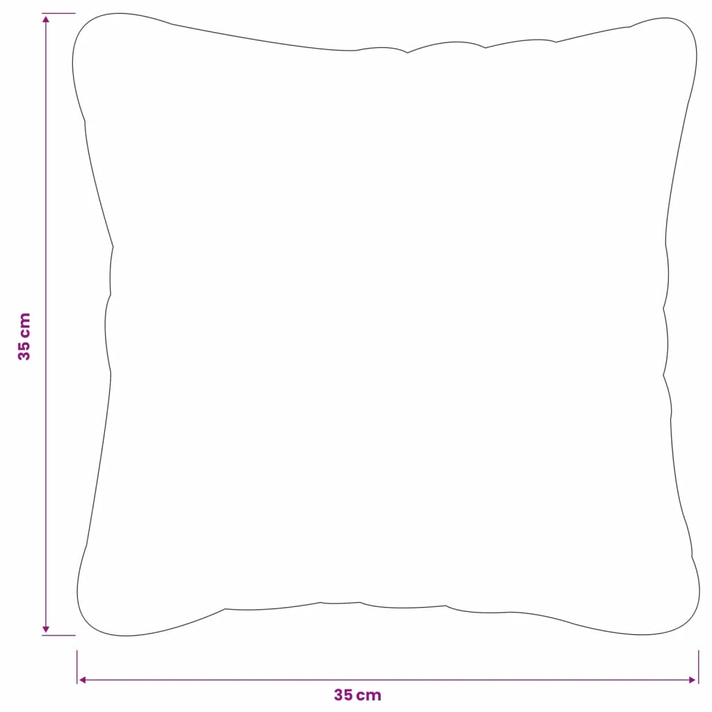 Federa 2 pz HEERLEN Marrone 35 x 35 cm Tessuto Chenille 908121