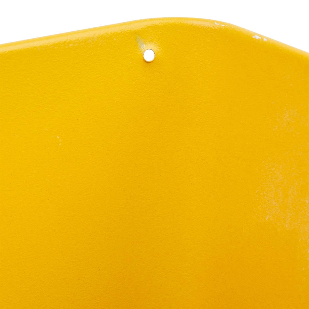 Cestino giallo in metallo 14,5x13x10,5