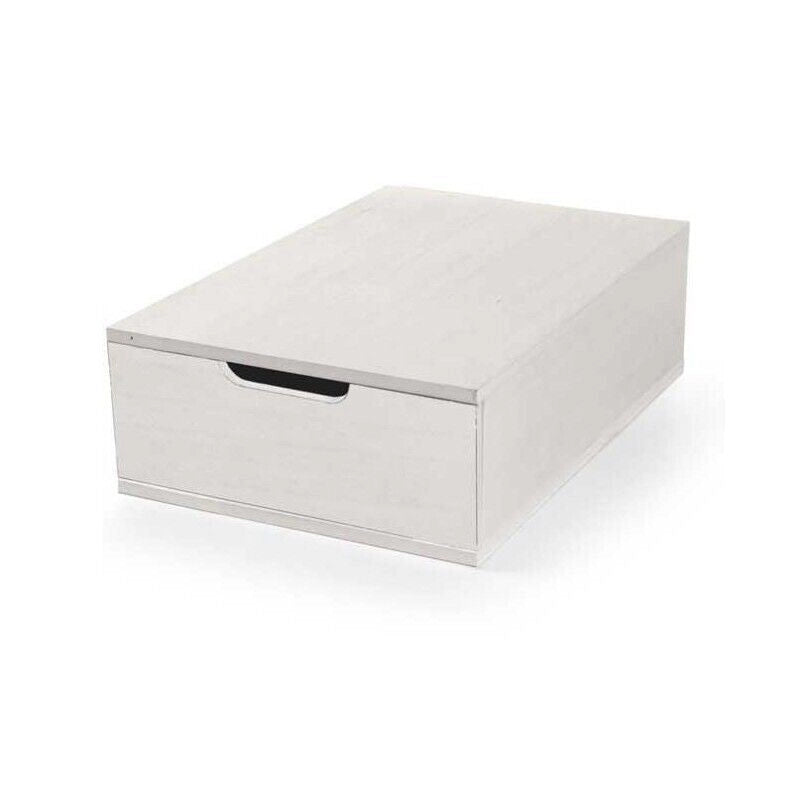 MAURY'S CASSETTO BIANCO PORTAOGGETTI  IN LEGNO CON DIVISORI 22X32X10 CM