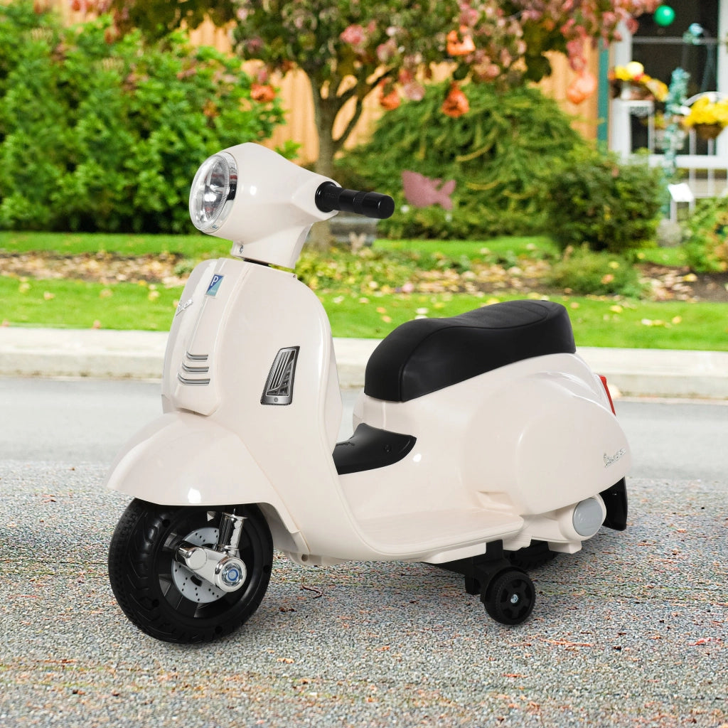 Piaggio Mini Vespa GTS Elettrica 6V per Bambini Bianca