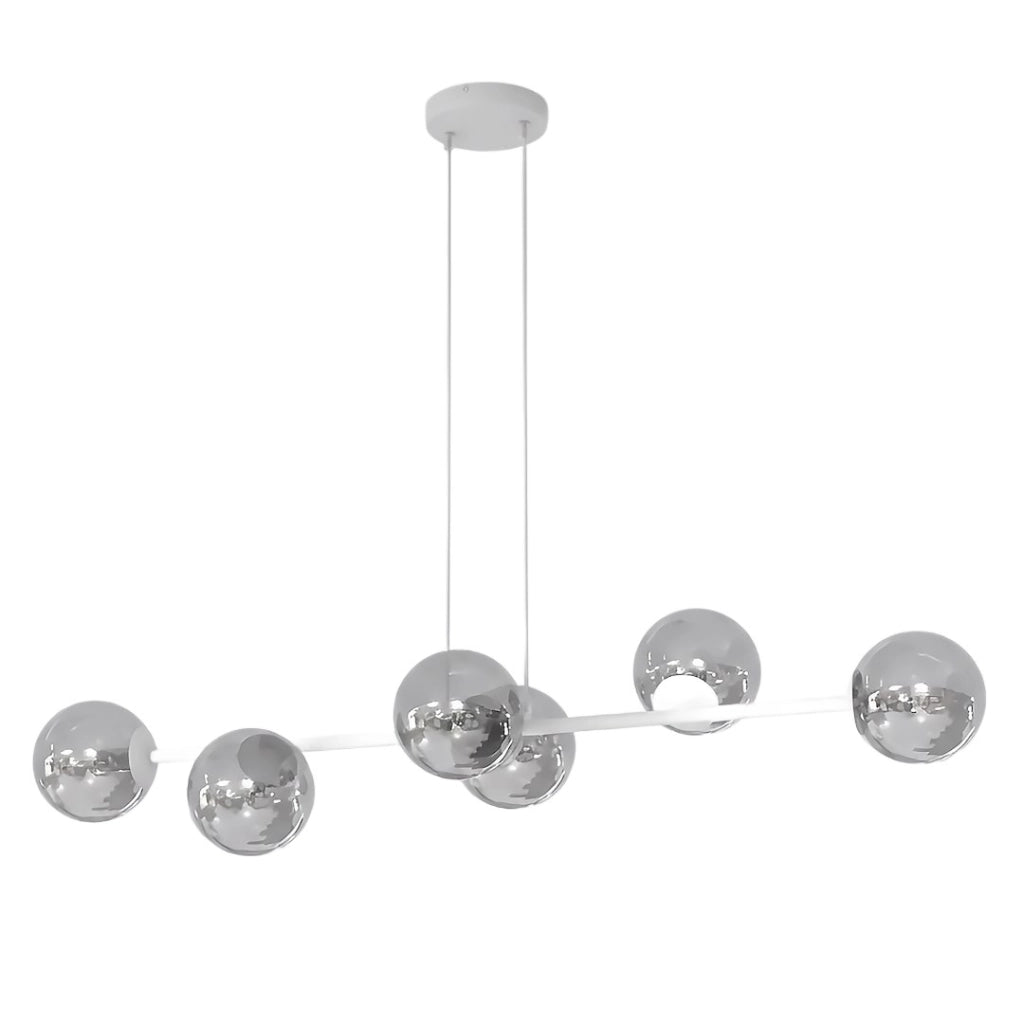 Lampada a sospensione MAGNUS 6xE14 grigio grafite Emibig