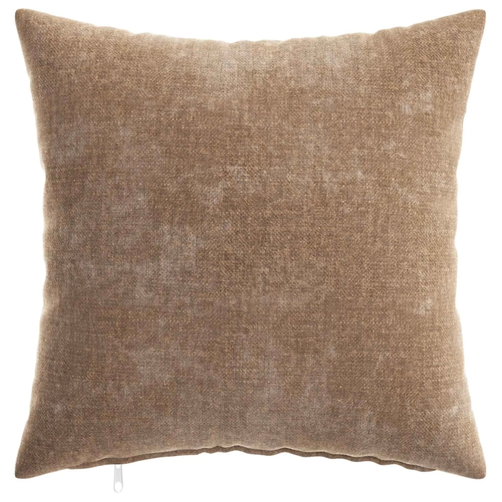 Federa 2 pz HEERLEN Marrone 35 x 35 cm Tessuto Chenille 908121