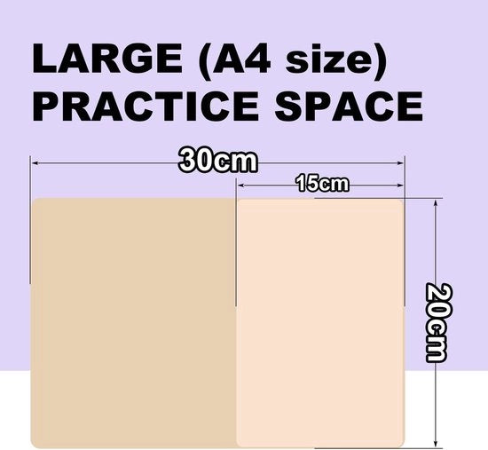 Tatuaggio Kunsthaut 2,5 mm - Pelle di Pratica Doppia Faccia - Pelle in Silicone - A4 20 x 30 cm - 4 Pezzi - Accessori per Tatuaggio