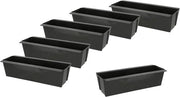 Bacchi per piante, accessori per pallet, 6 pezzi, plastica antracite.