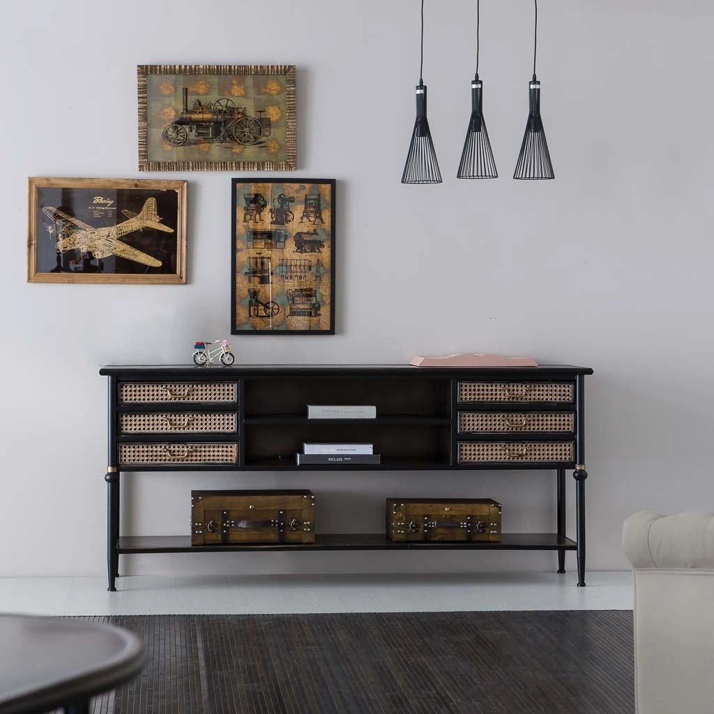 Cornice in legno con finitura dorata
