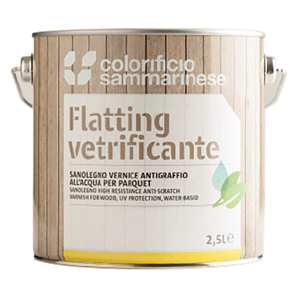 flatting all acqua samolegno lt 0,750 trasparente lucida