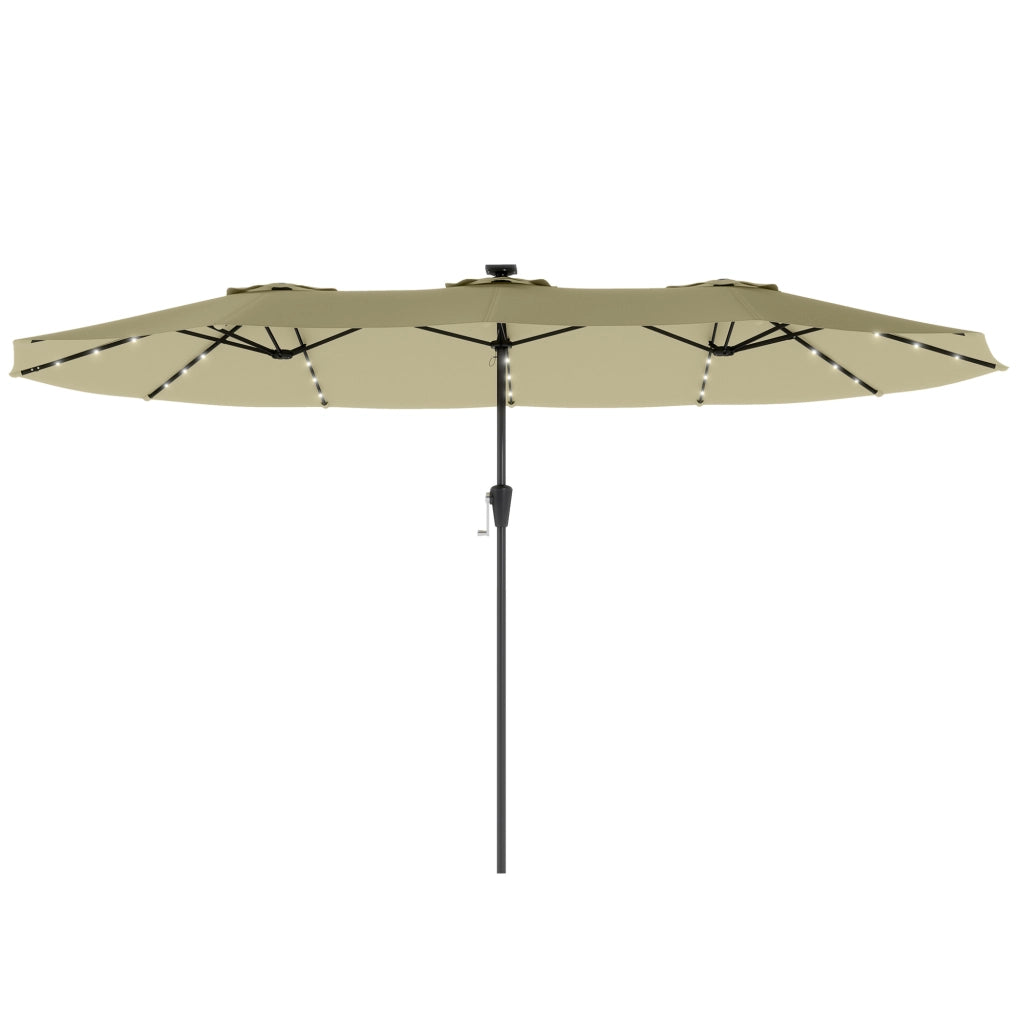 Ombrellone da Giardino ¨C zephmum ¨C Beige 4x2 m