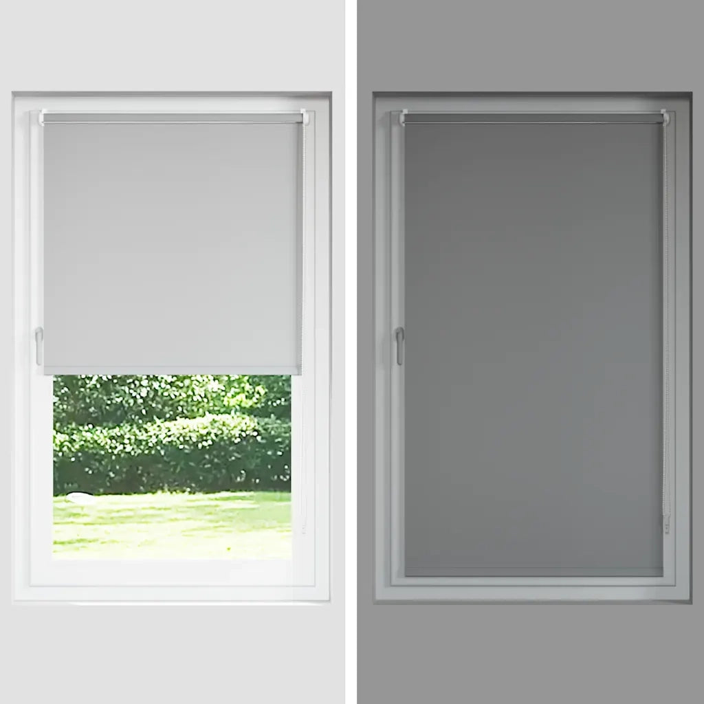 Tenda a Rullo Oscurante-Tenda da sole a rullo 110x150 cm Larghezza Tessuto 105,7 cm 410610