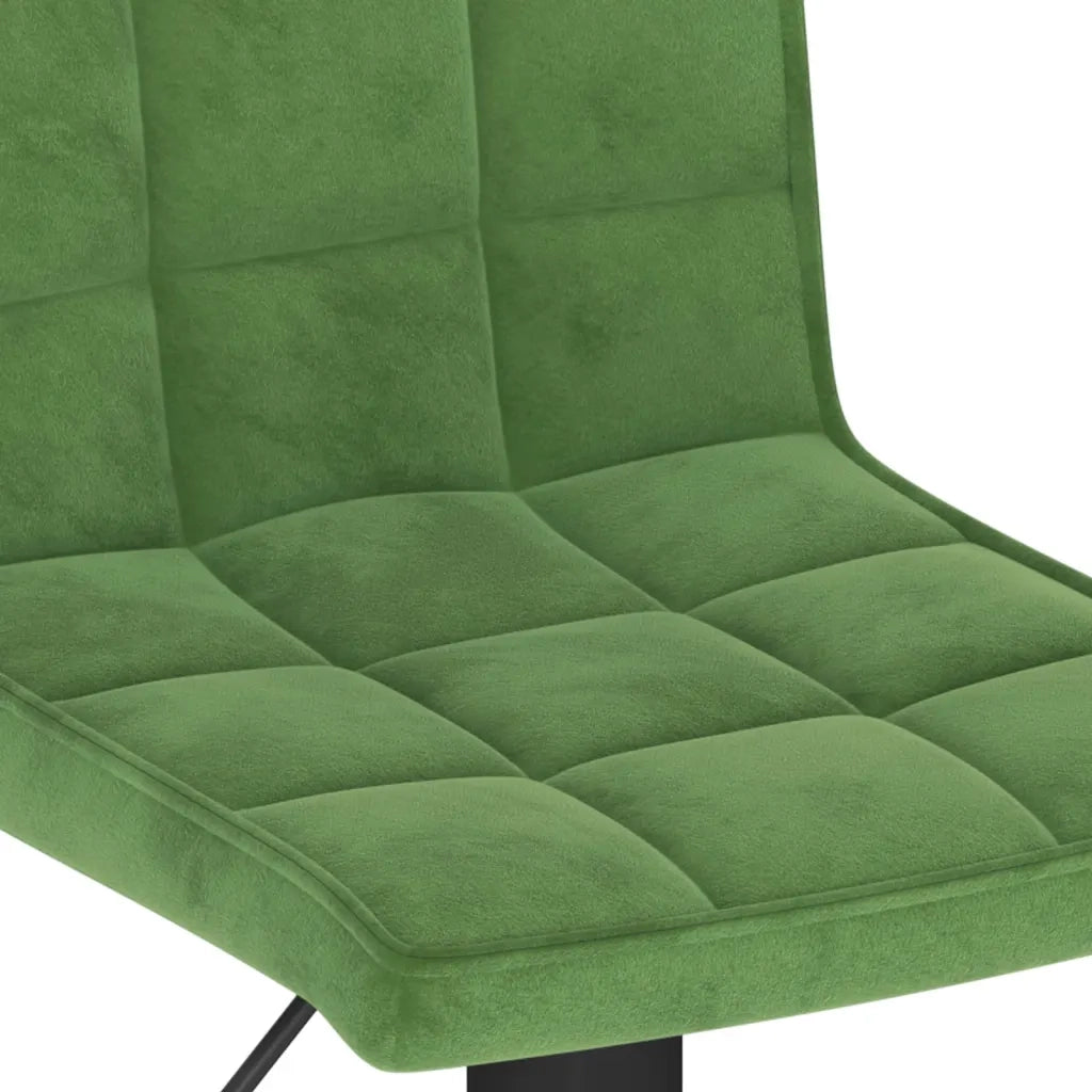Sgabello da Bar Verde Scuro in Velluto 335755