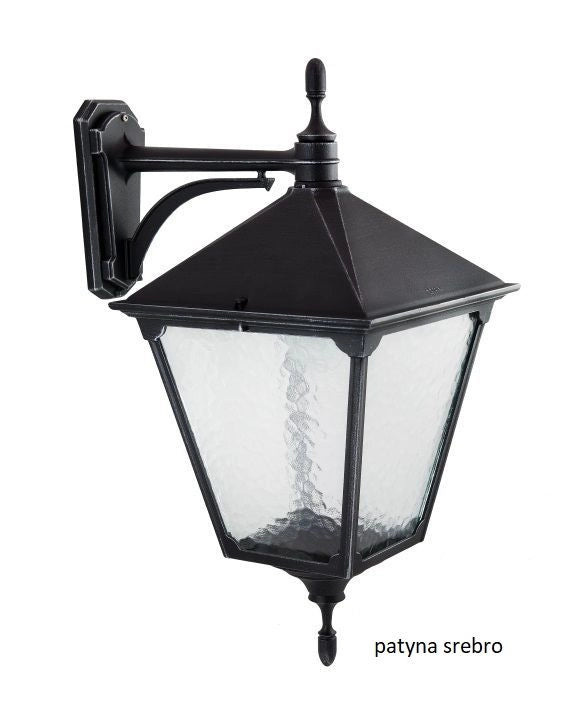 Applique esterna Retro classica nera 32 cm E27 IP43
