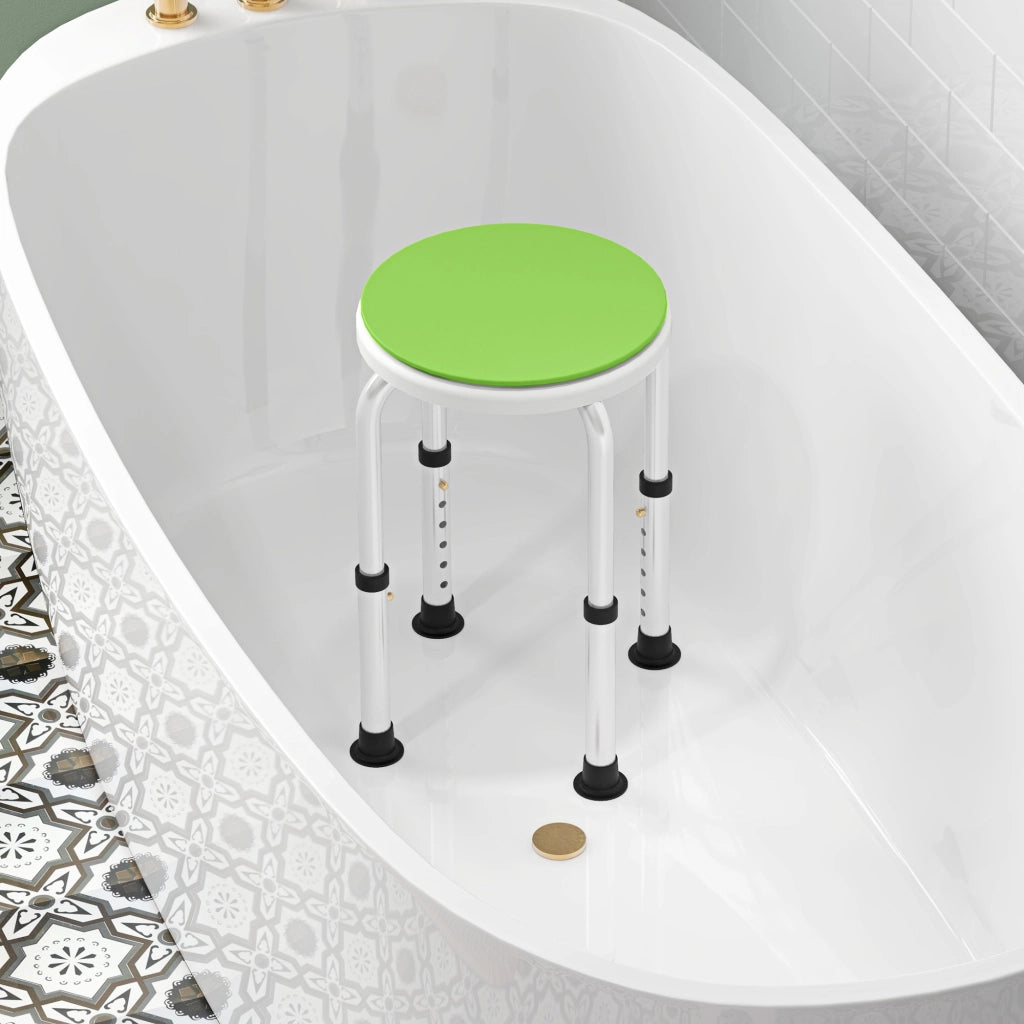 Sgabello da doccia regolabile ¨C zephmum ¨C Alluminio 360¡ã