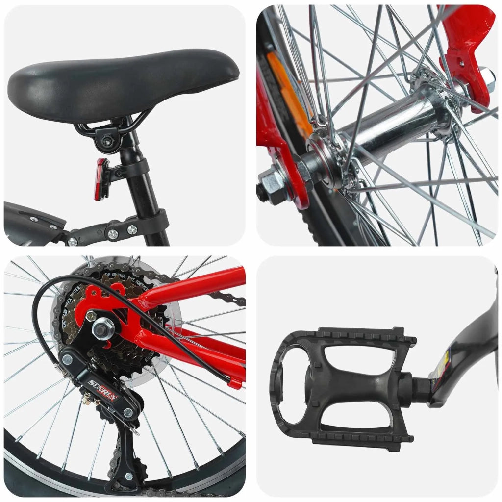 Bicicletta per Bambini | Bici per bambini 20 Pollici 6-Speed