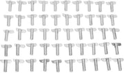 Accessori per scale - Borgpen gegalvanizzato - Rotazione 180 gradi - 50 pezzi - Penne mobili per scale
