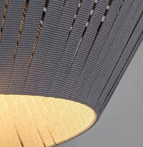 Plafoniera vintage grigia 40cm 1 luce E27 Rabalux Revan