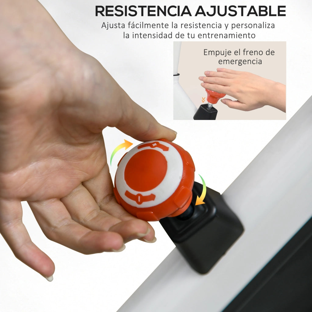 Bicicletta Statica con Resistenza Regolabile ¨C Minimal ¨C Bianco