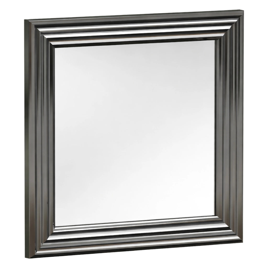 Ortovero, Specchio Modulabile, 40x40h cm Argento