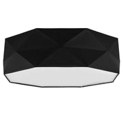 Plafoniera soffitto Kantoor TK-Lighting 4xE27 52cm nero/bianco