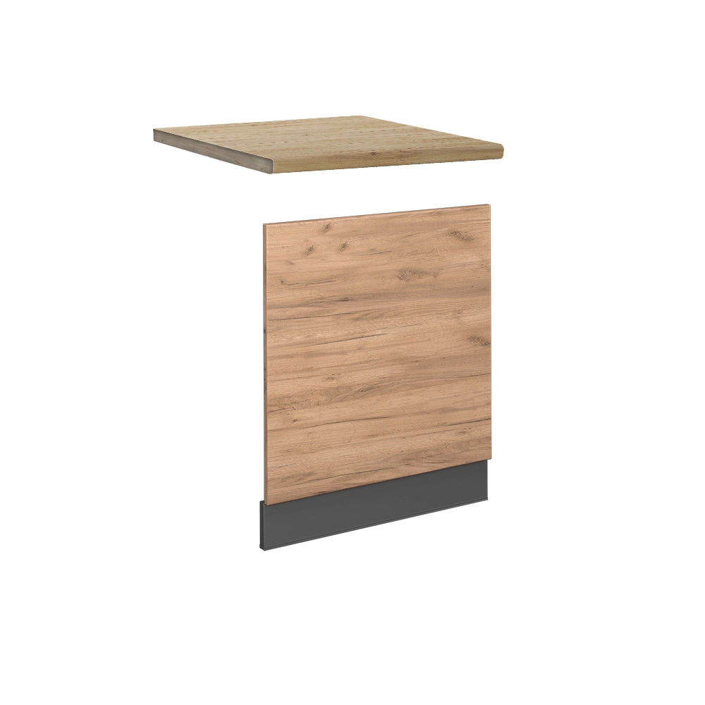 Pannello frontale Fame-Line Rovere dorato/Antracite 60 cm, PL Rovere Vicco