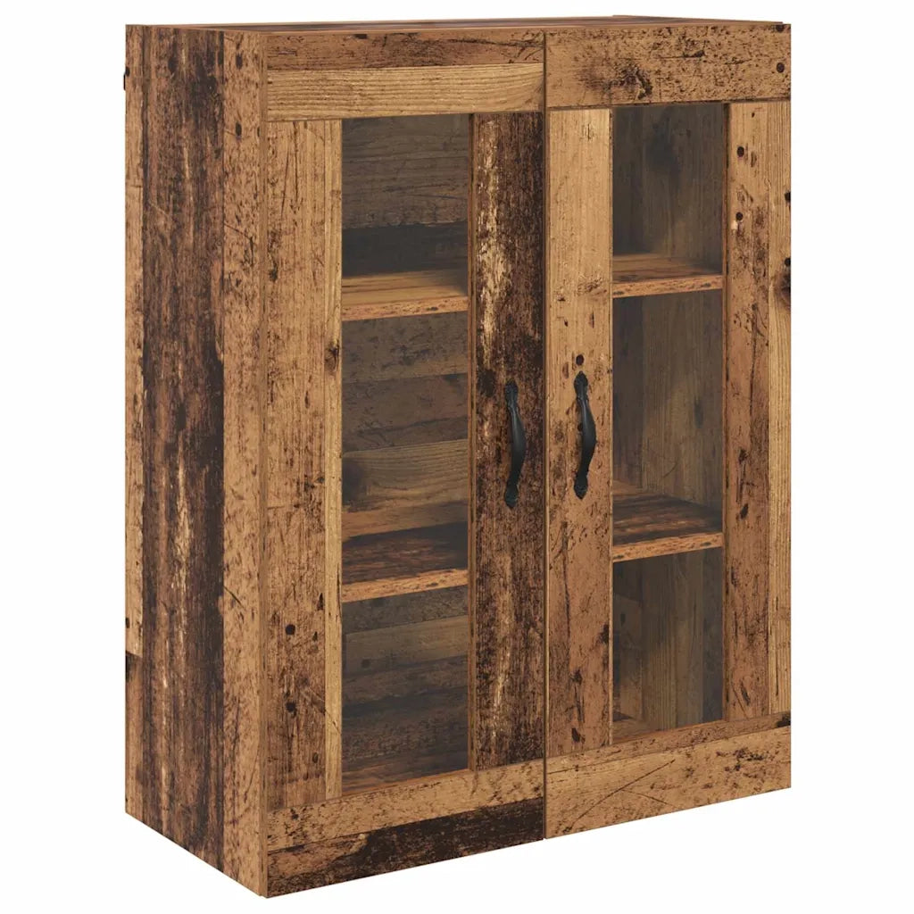Armadi da Parete 2 pcs Legno vecchio 69,5 x 34 x 90 cm