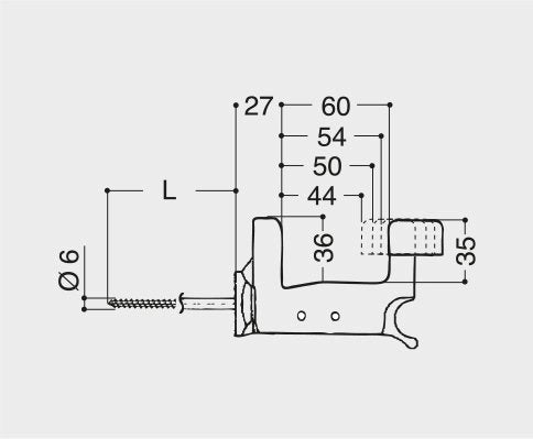 Fermapersiane automatico Super Top Grillo 5pz ferma imposte scatto finestre