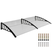 Tettoia per Porte e Finestre ¨C Minimal ¨C Trasparente 200x96x27 cm