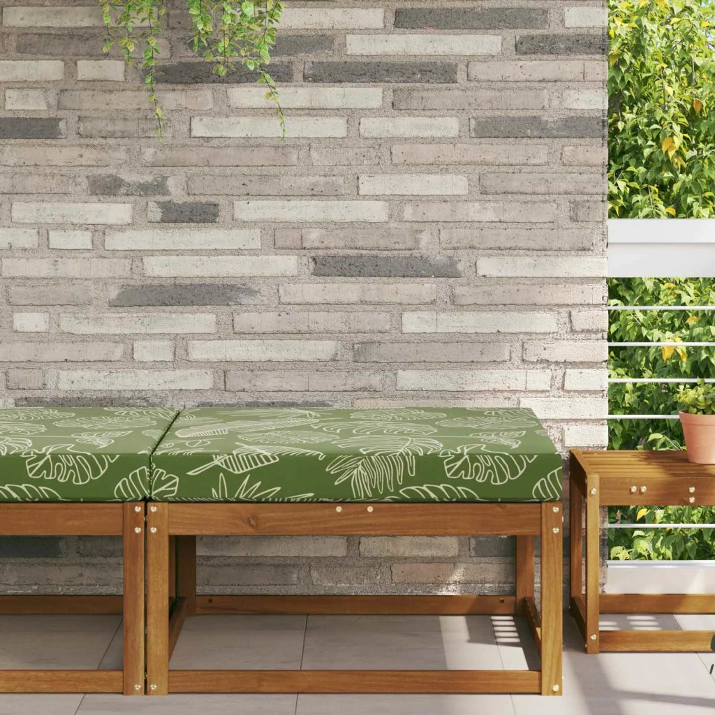 Cuscino per divano da esterno Design a foglia 80 x 80 x 8 cm 900826