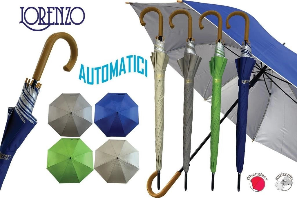 1 Pezzo Ombrello da Pioggia Golf Duplex Automatico 4 Colori