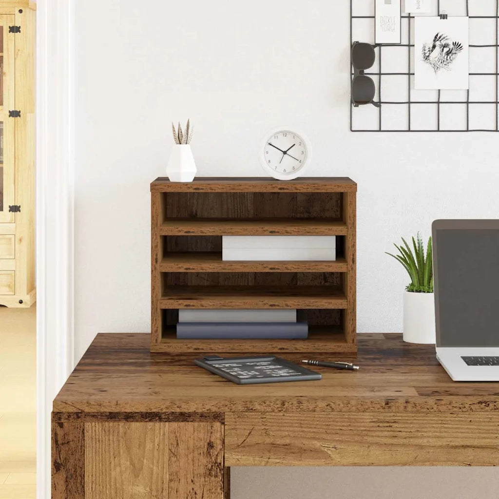Organizzatore da scrivania Legno vecchio 36 x 26 x 29,5 cm CFW1725357