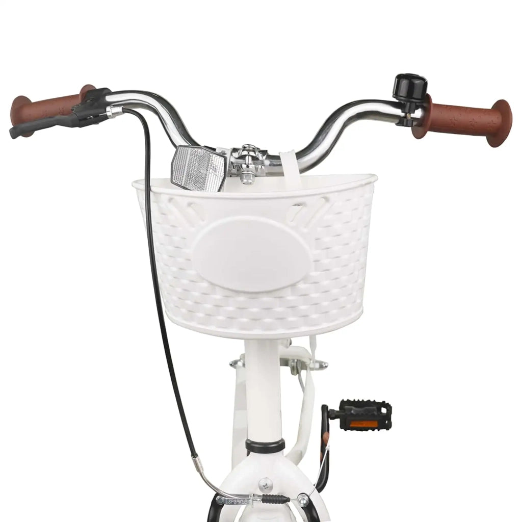 Bicicletta per Bambini 20 Pollici 6-11 Bianco 42009698