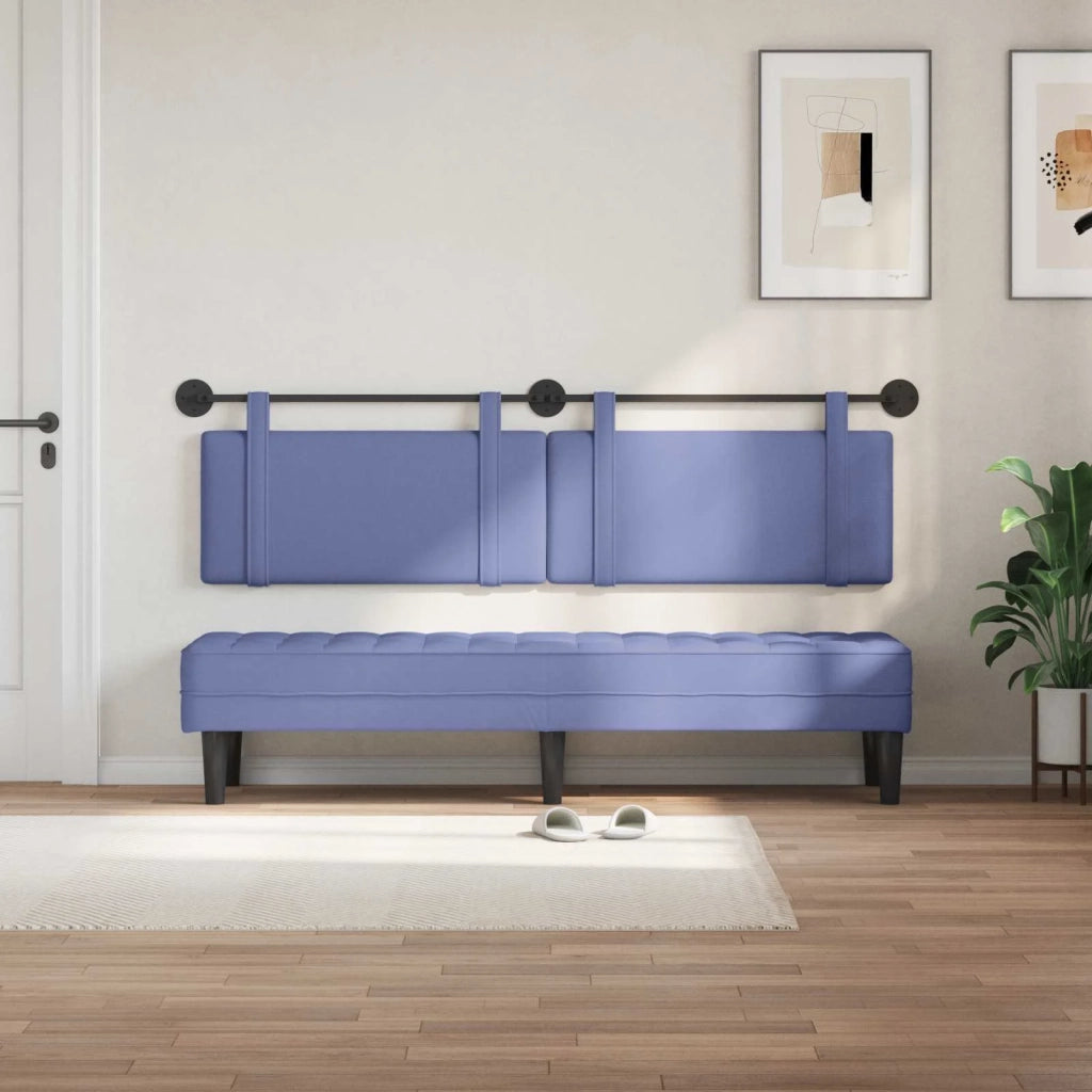 Testiera | Testata sospesa Blu jeans Tessuto
