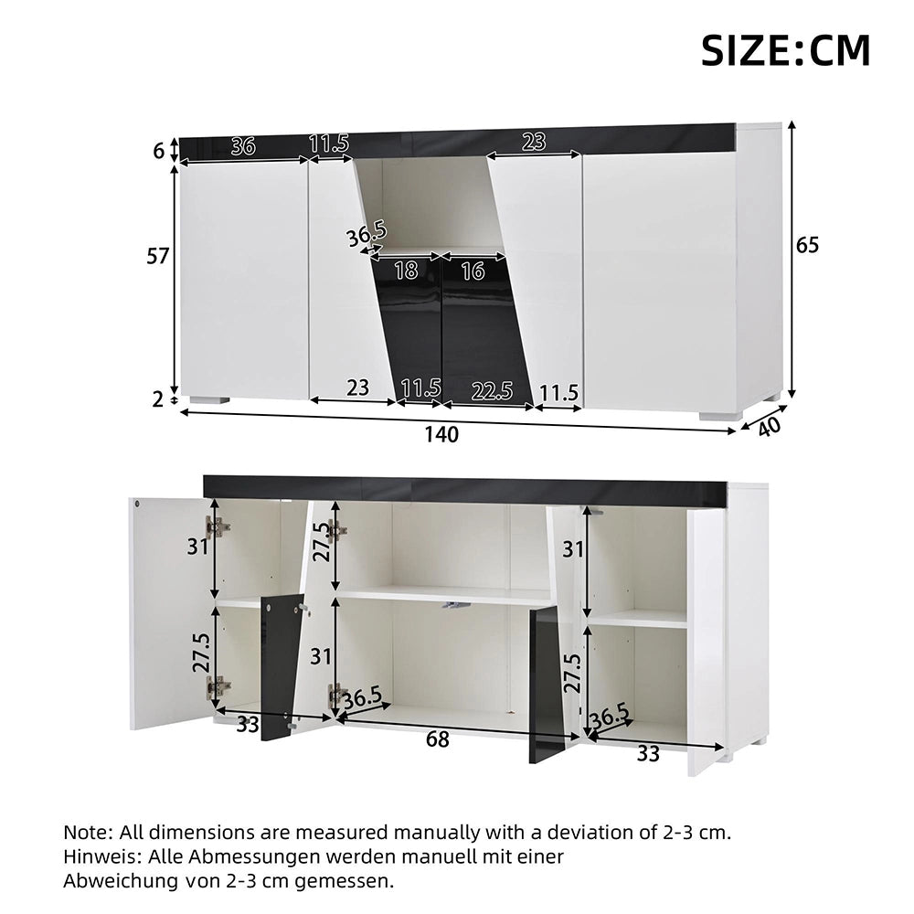 Set TV+console - Xylo - 180x38.5x45 cm LED