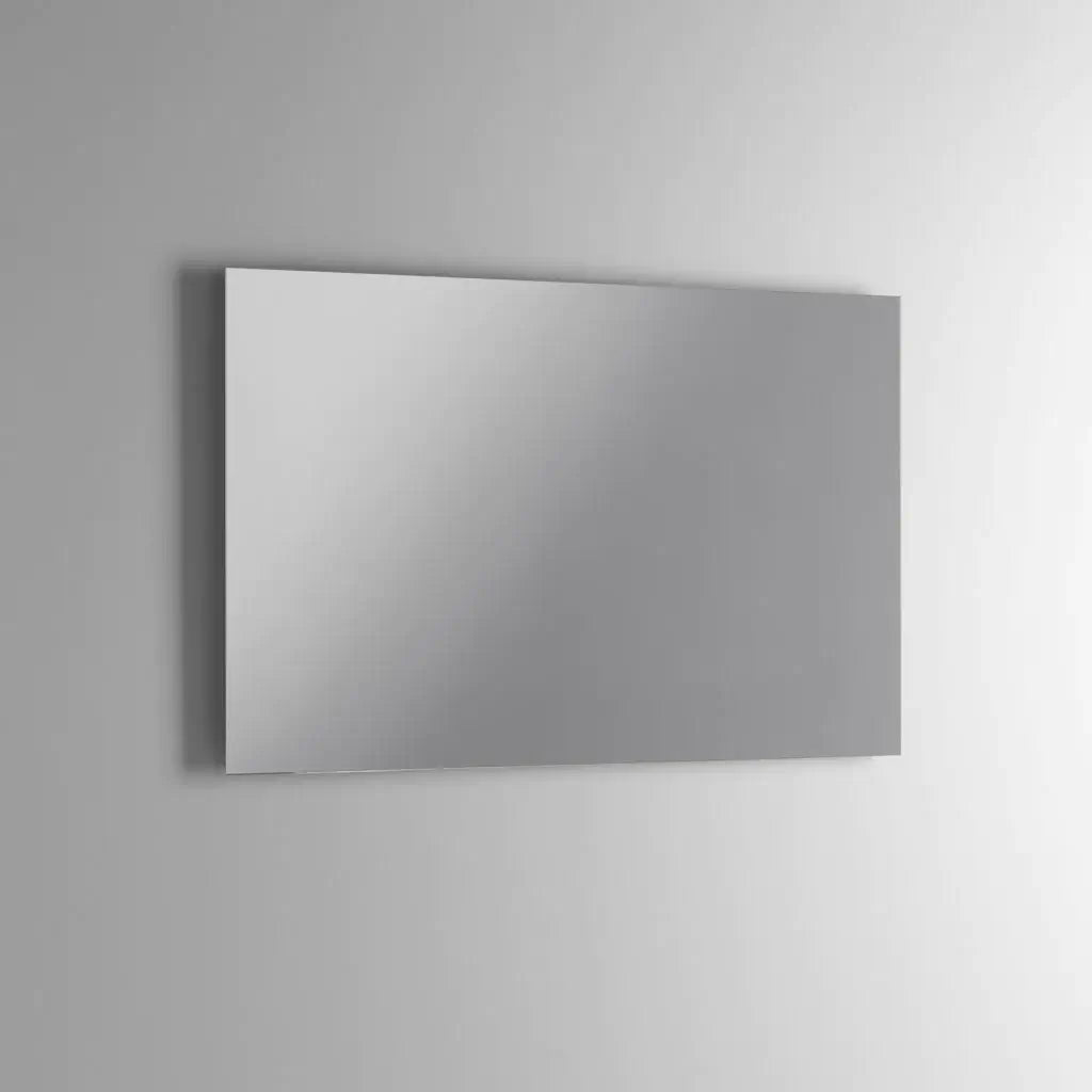 Mobile Bagno 100cm Sospeso Con 2 Ante e Specchio con Lampada - Rovere Miele