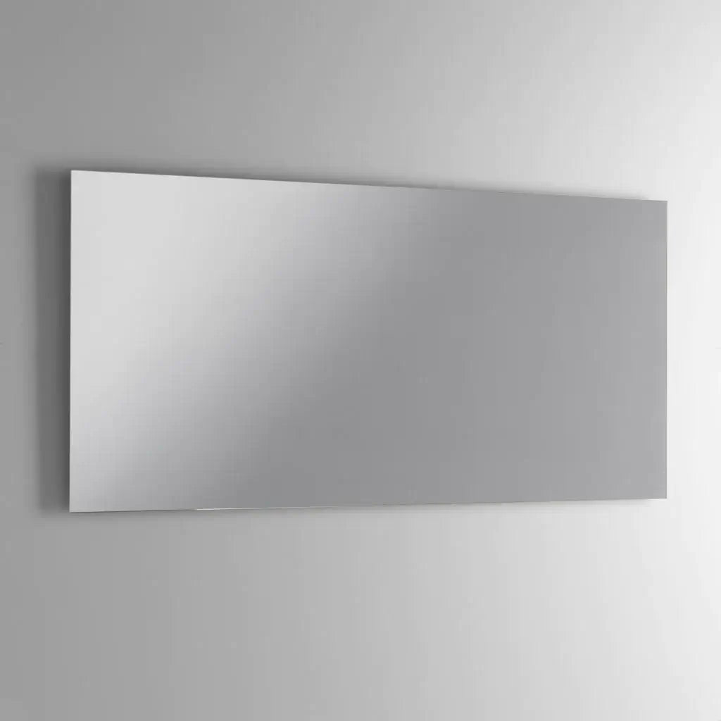 Mobile Bagno 120cm Sospeso Due Cassetti e Specchio Con Lampada - Bianco Opaco