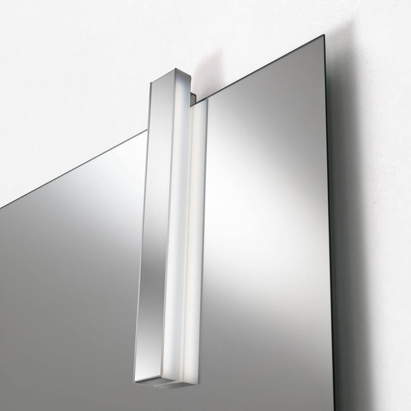 Mobile Bagno Sospeso 165cm Con Doppio Lavabo Doppio Specchio e Lampada - Cemento