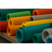 Telone PVC Blu Altezza 250CM, 680g/mq - Taglio Mezzo Metro Lineare - Impermeabile e Resistente