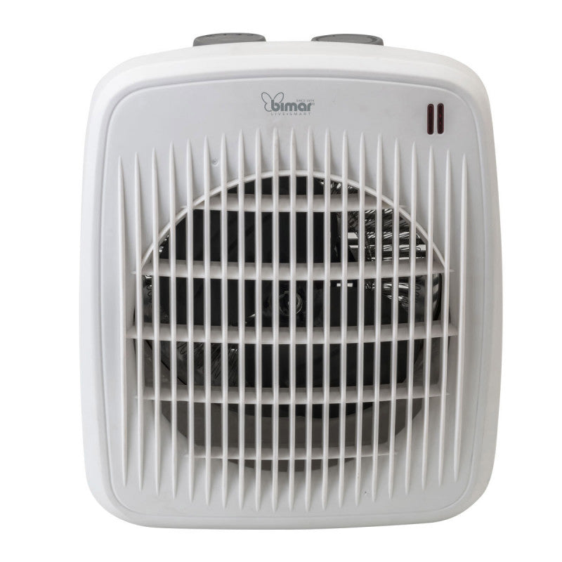 Bimar Termobagno Compatto HF190 con Doppia Potenza 1000/2000W, Protezione Antigoccia IP21, Termostato Regolabile, Ventilazione Estiva, Ideale per il Bagno e gli Ambienti Umidi