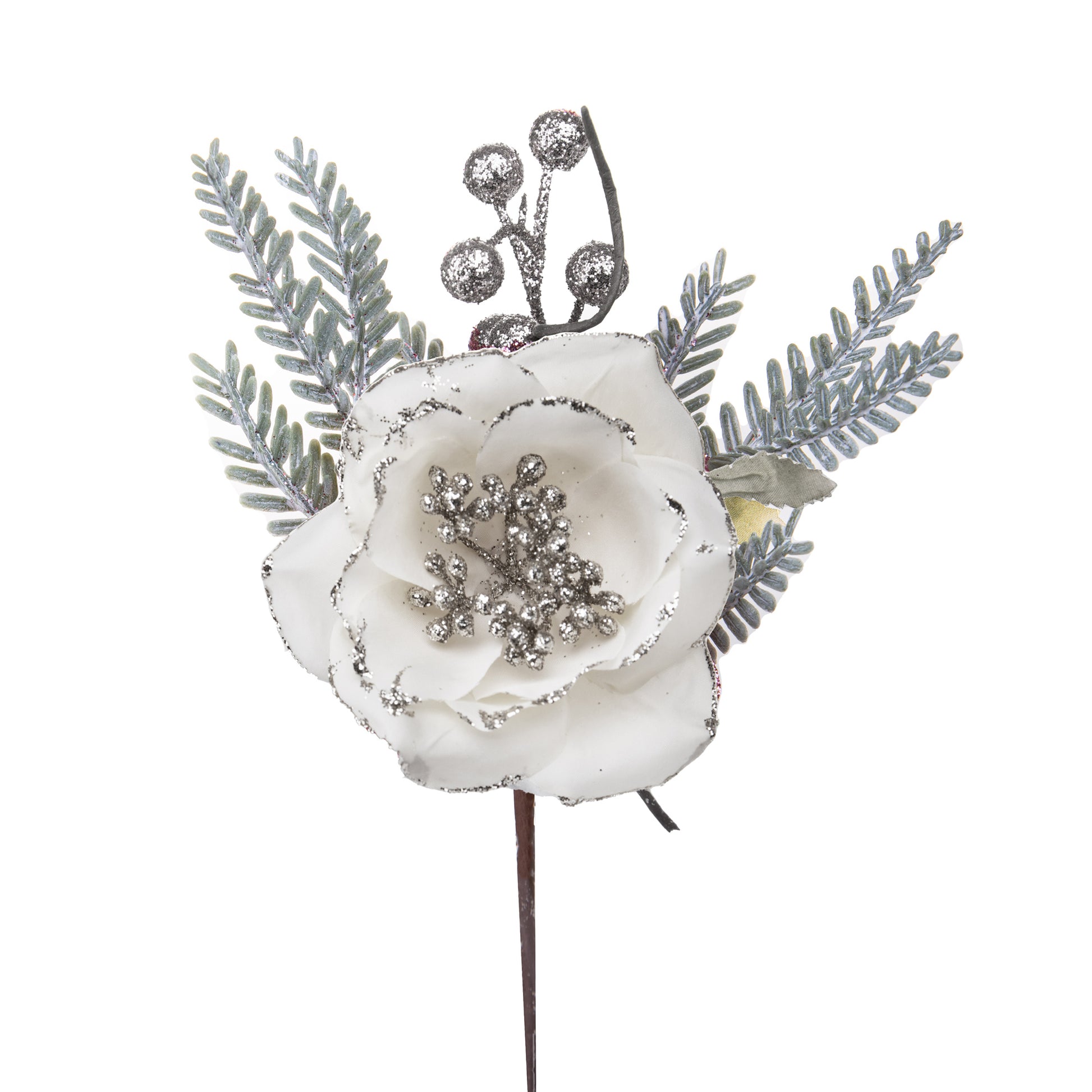 Set 24 Pick Rosa Cabbage 26 cm Bianco